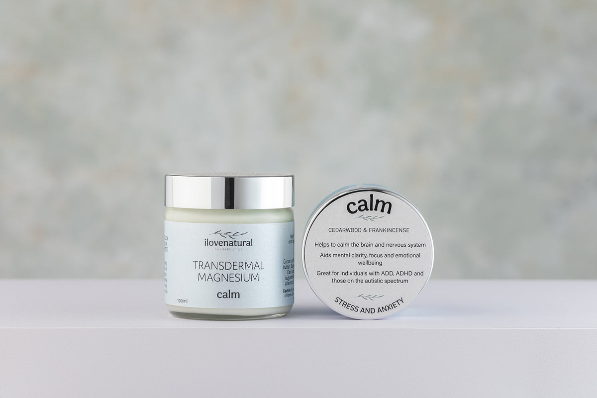calm magnesium cream – cedarwood & frankincense