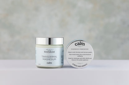 calm magnesium cream – cedarwood & frankincense