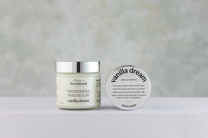vanilla dream magnesium cream – mom & baby